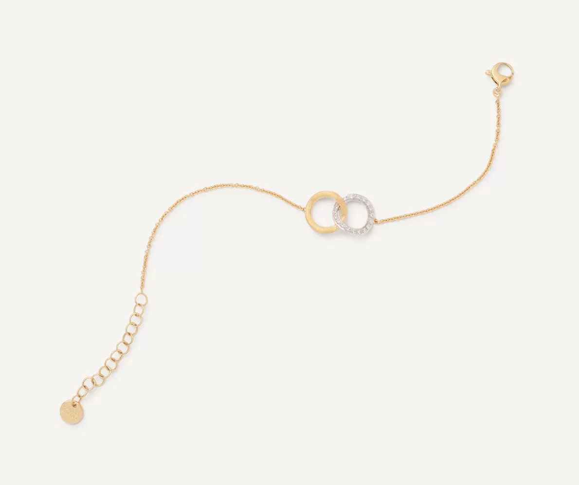 Online Marco Bicego Amore Infinito Armband Aus Gold Mit Diamanten Und Verstellbarer Kette