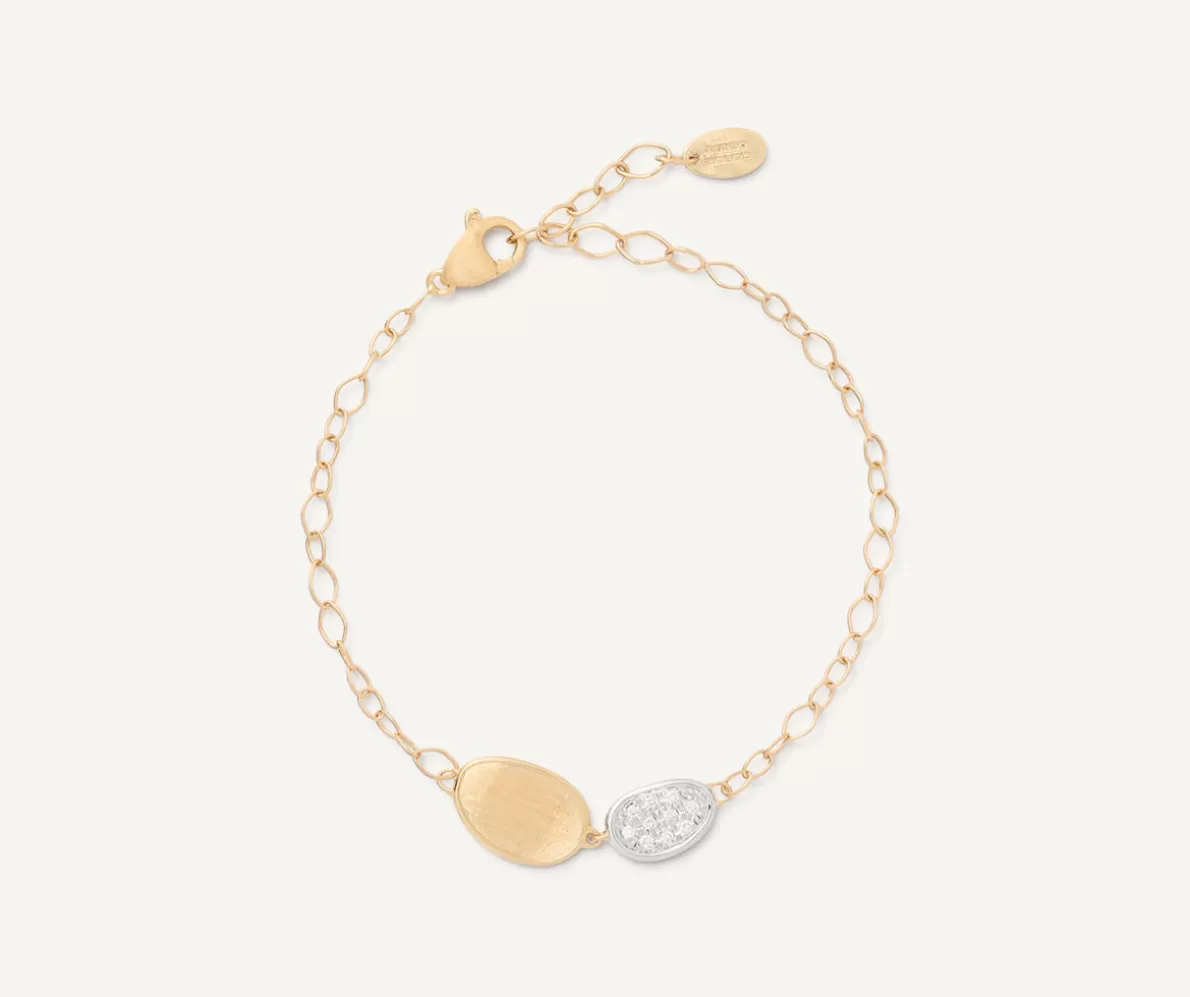 Clearance Marco Bicego Armband Aus Gold Mit Diamanten Und Verstellbarer Kette, Mini