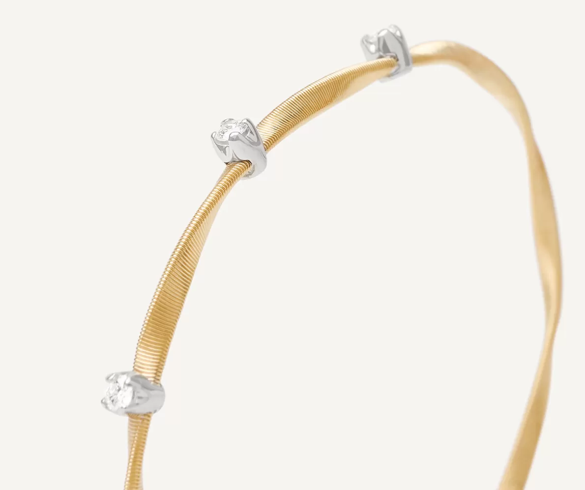 Clearance Marco Bicego Armreif Aus Gold Mit Diamanten