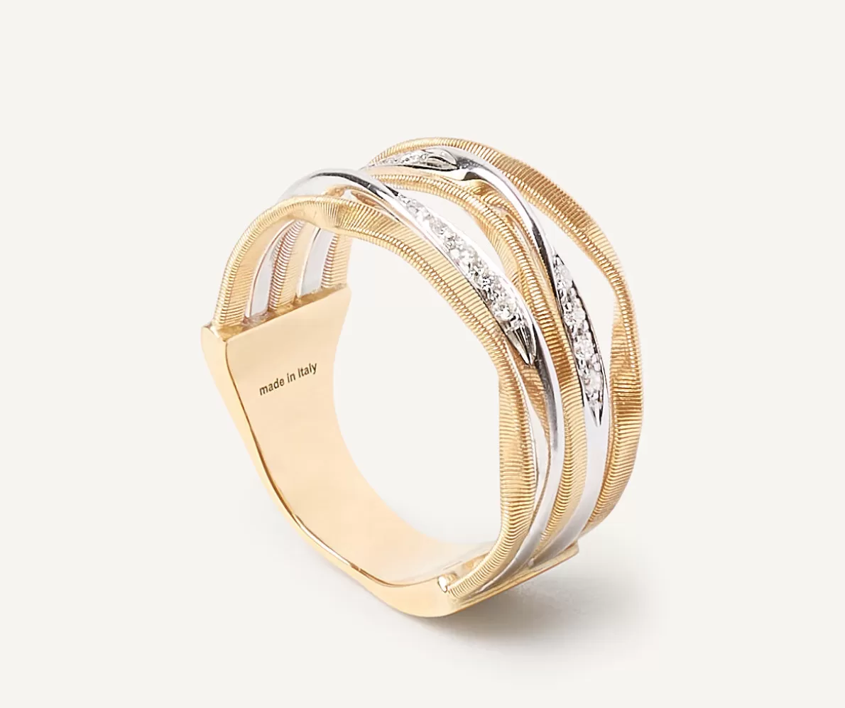 Flash Sale Marco Bicego Funfreihiger Ring Aus Gold Mit Diamanten