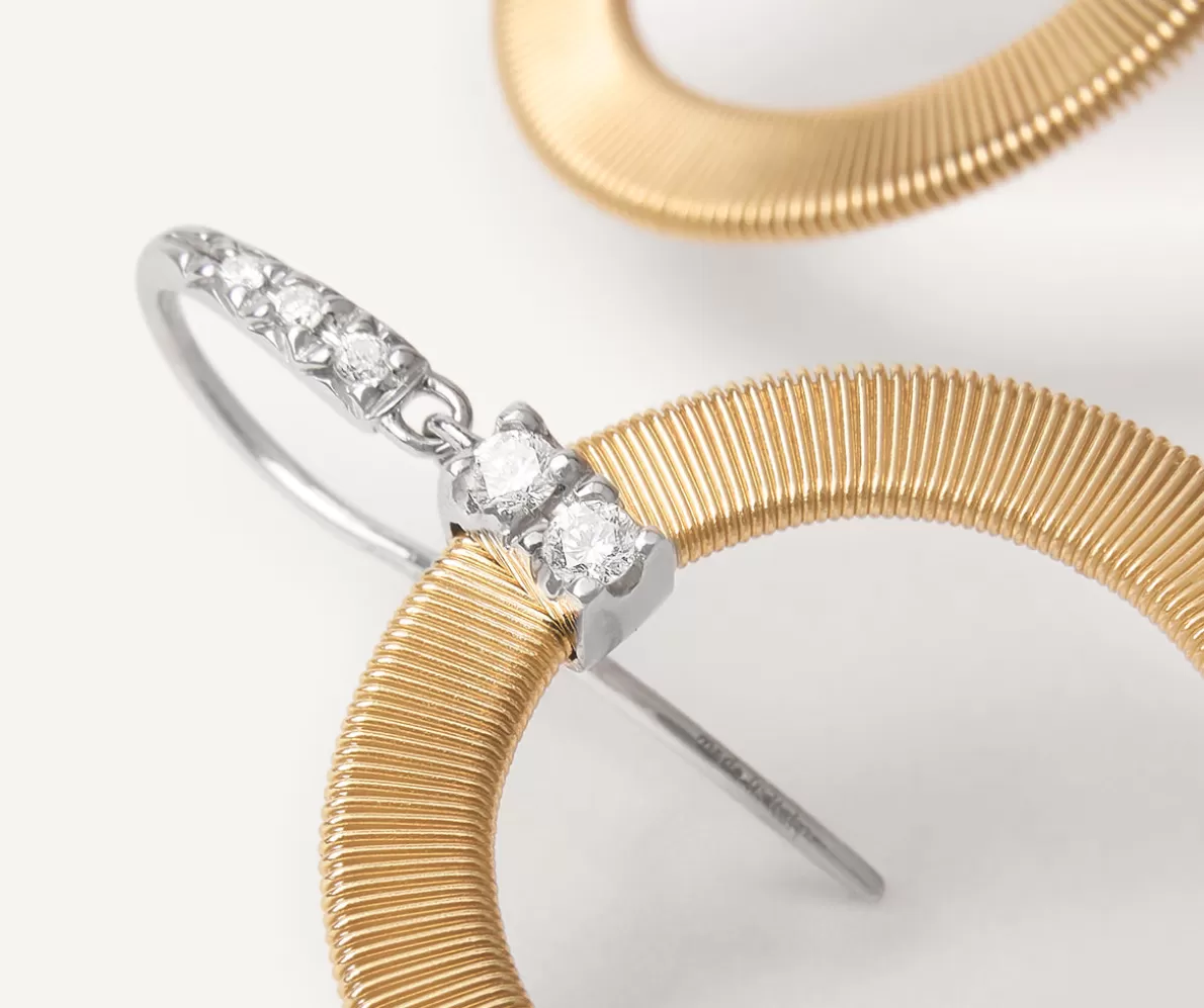 New Marco Bicego Hakenohrring Aus Gold Mit Diamanten