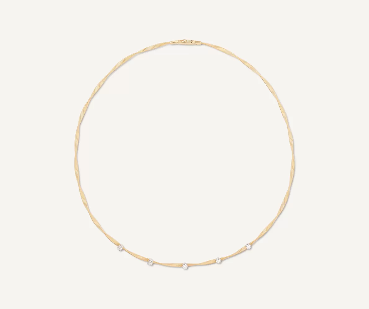 Flash Sale Marco Bicego Halskette Aus Gold Mit Diamanten