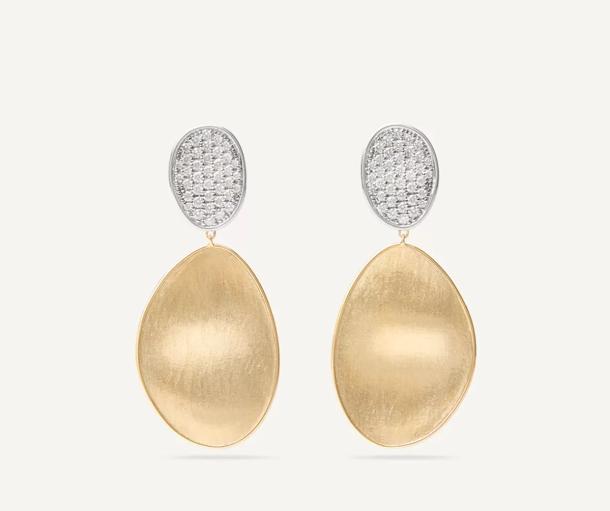 Flash Sale Marco Bicego Hangeohrring Aus Gold Mit Diamanten, Gros