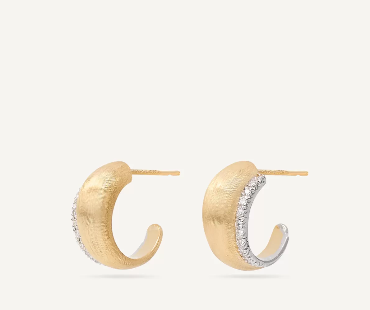 Shop Marco Bicego Hoop-Ohrring Aus Gold Mit Diamanten, Mini