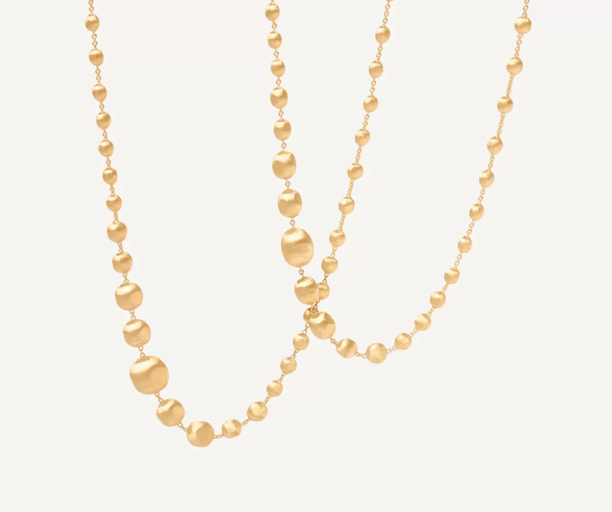 Fashion Marco Bicego Kette Aus Gold Mit Doppeltem Degrade Aus Kugeln