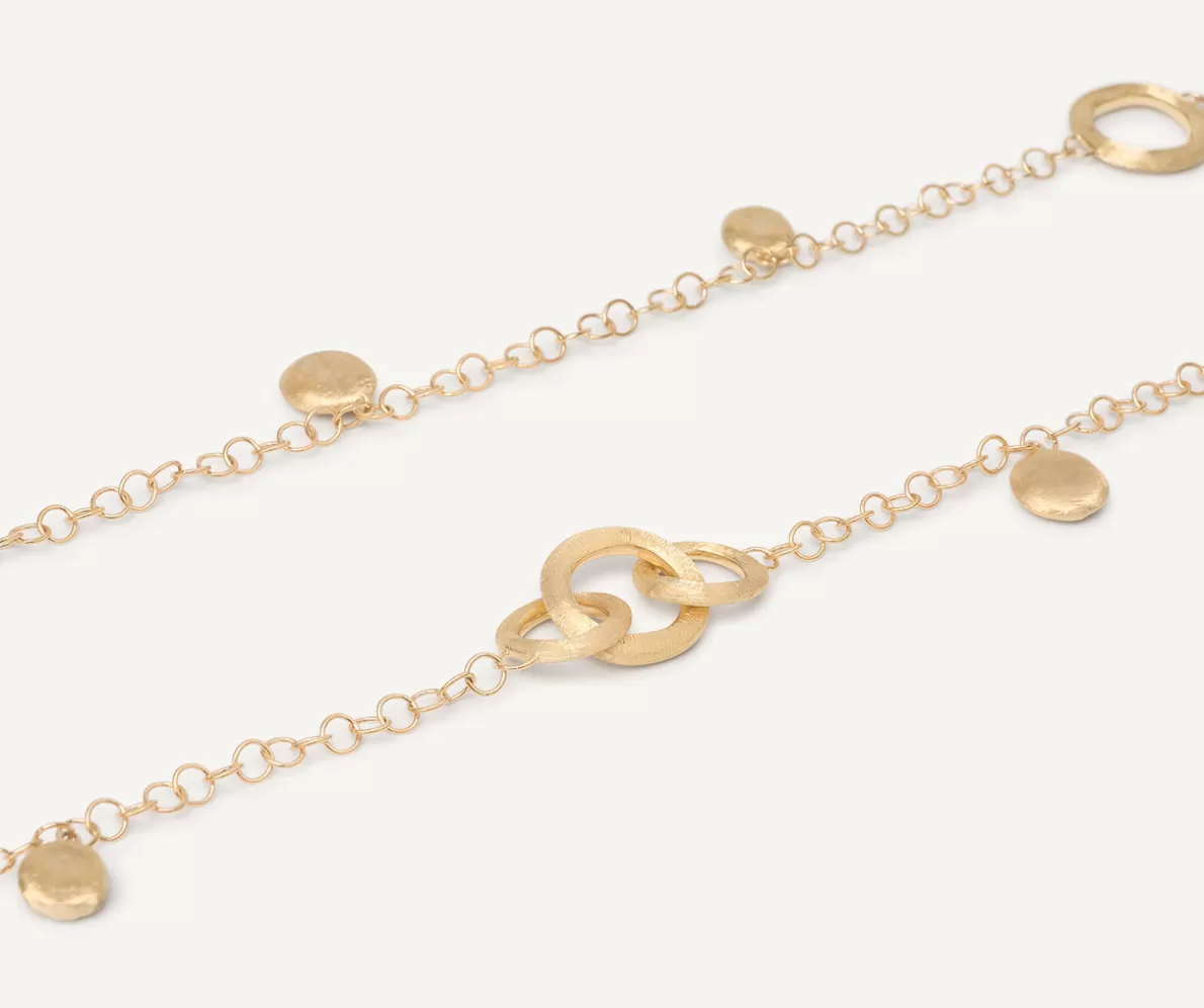 Hot Marco Bicego Lange Halskette Aus Gold Mit Ringen Und Munzen