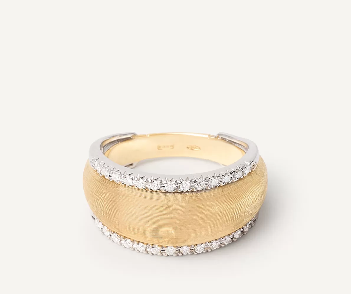 Clearance Marco Bicego Ring Aus Gold Mit Band Aus Diamanten