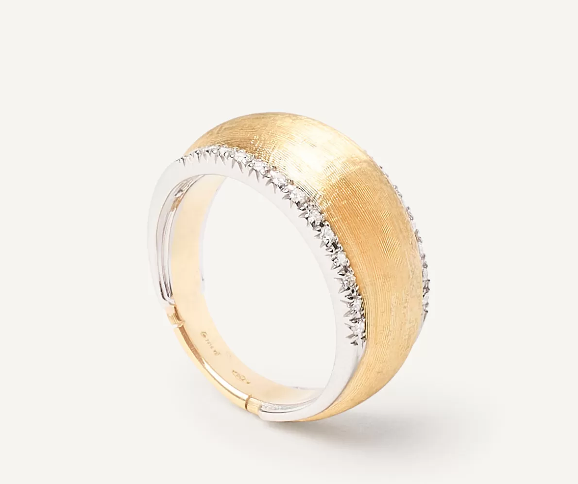 Clearance Marco Bicego Ring Aus Gold Mit Band Aus Diamanten