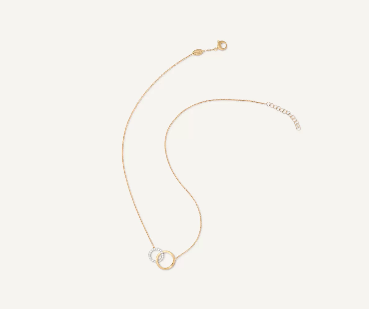 Store Marco Bicego Unendliche Liebe Halskette Aus Gold Mit Diamanten Und Verstellbarer Kette