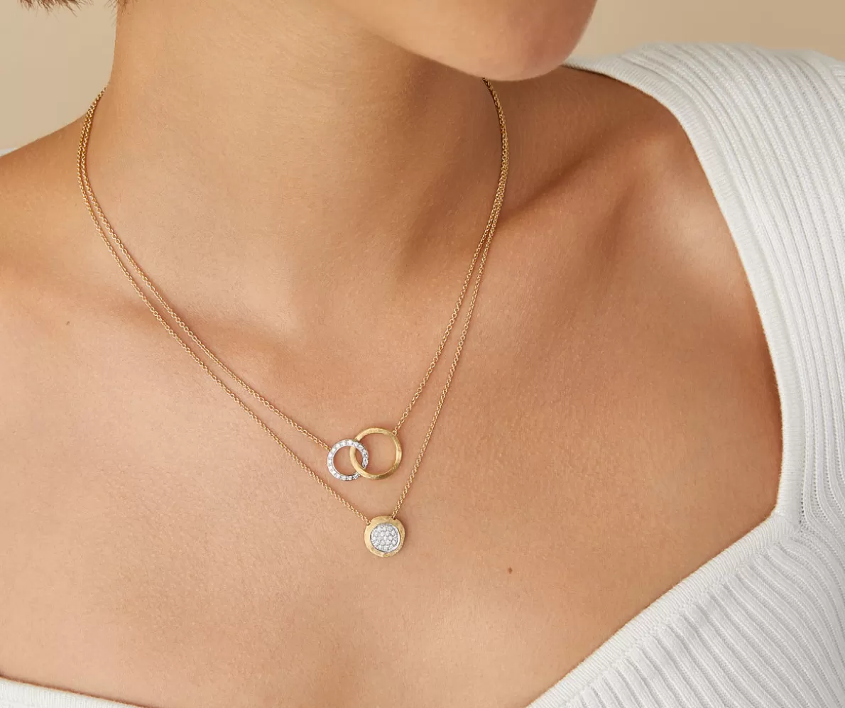 Store Marco Bicego Unendliche Liebe Halskette Aus Gold Mit Diamanten Und Verstellbarer Kette